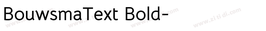 BouwsmaText Bold字体转换